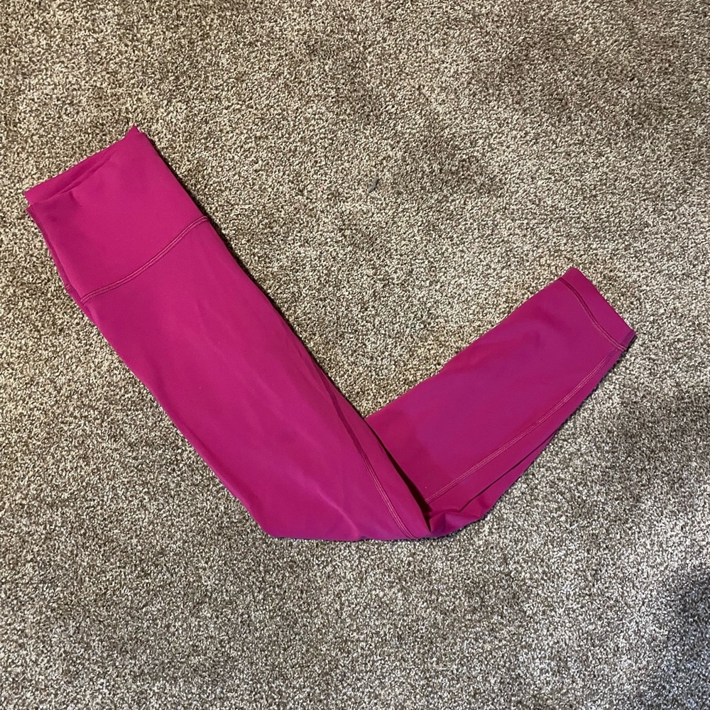 Lululemon hot pink leggings